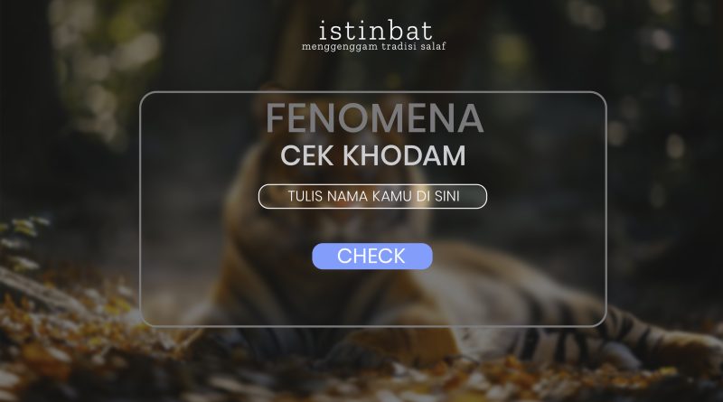 FENOMENA CEK KHODAM