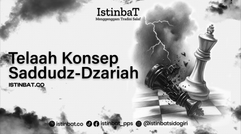 Telaah Konsep Saddudz-Dzariyah Telaah Konsep Saddudz-Dzariyah