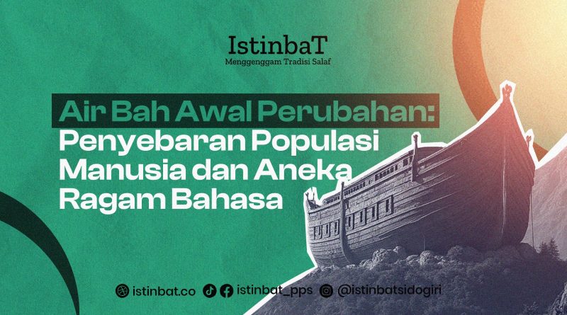Air Bah Awal Perubahan:Penyebaran Populasi Manusia dan Aneka Ragam Bahasa Air Bah Awal Perubahan:Penyebaran Populasi Manusia dan Aneka Ragam Bahasa